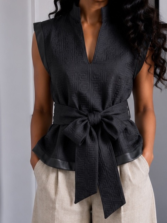 Emily Mccarthy Tops - Emily Roggenburk Black Blouse S